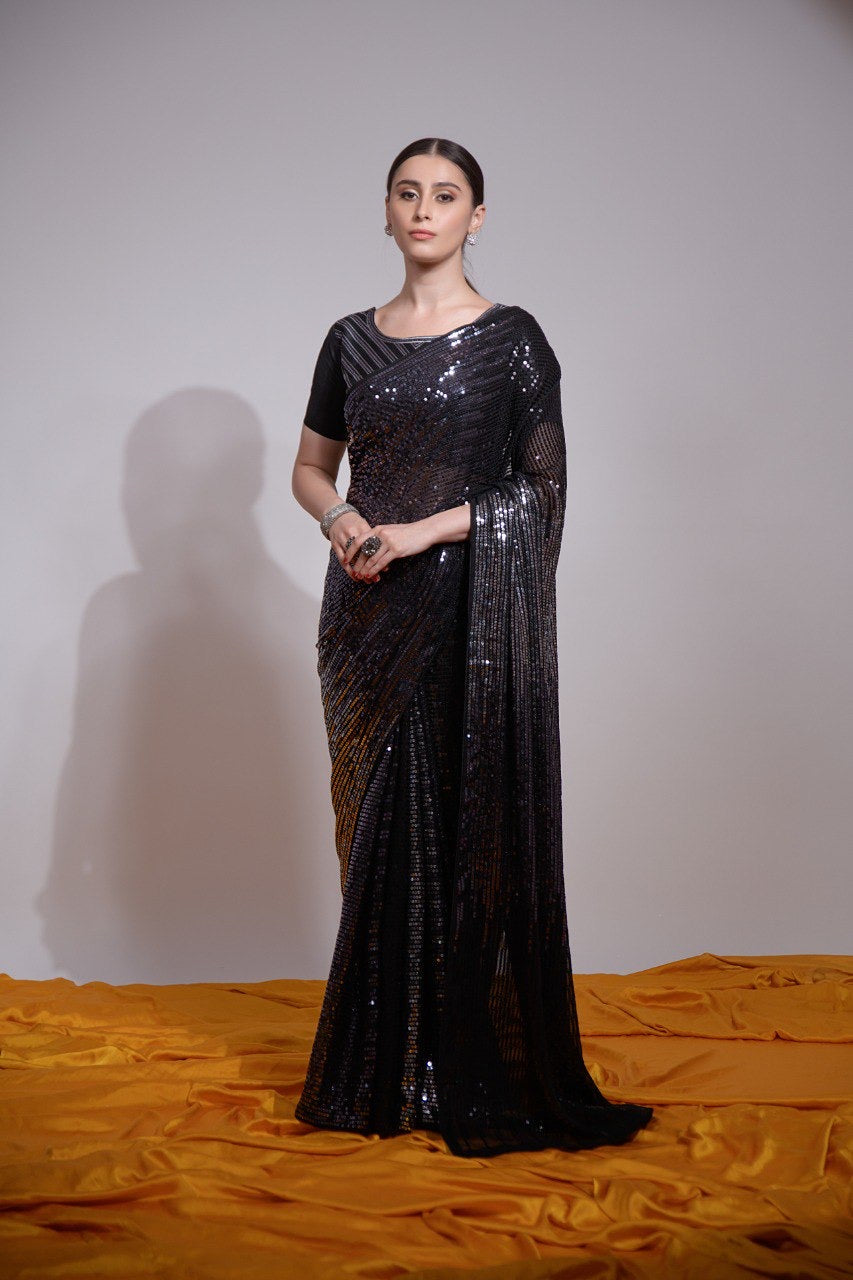 Beautiful Sequance Designer Saree collection